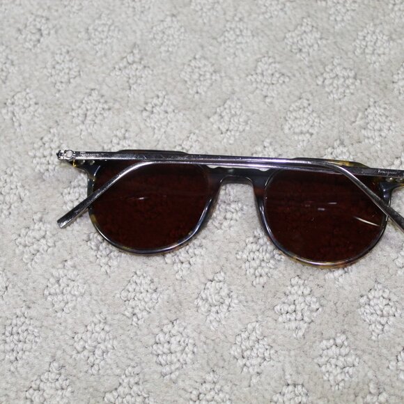Salvatore Ferragamo Tortoise / Gunmetal SF2845S Round Frame Sunglasses EUC main image 7